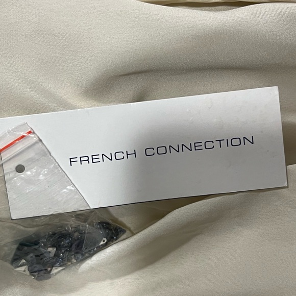 French Connection Ivory and Teal Embellished vest/waistcoat size 10 - Picture 9 of 9